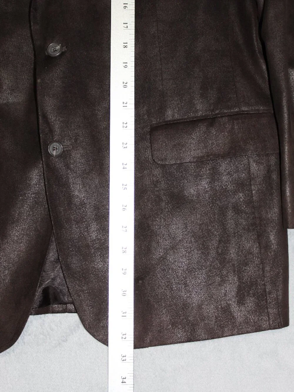 John Varvatos USA Men’s 42R Brown Coated Textured Blazer Sport Coat Canada